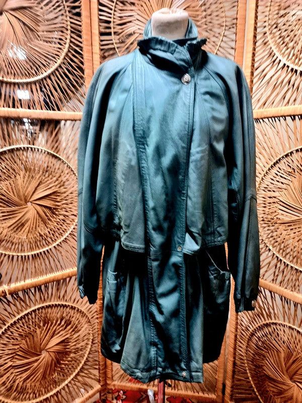 Vintage 80's M. Bogner Leather Coat