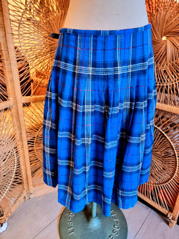 Vintage The Edinburgh Woollen Mill Tartan Kilt Skirt