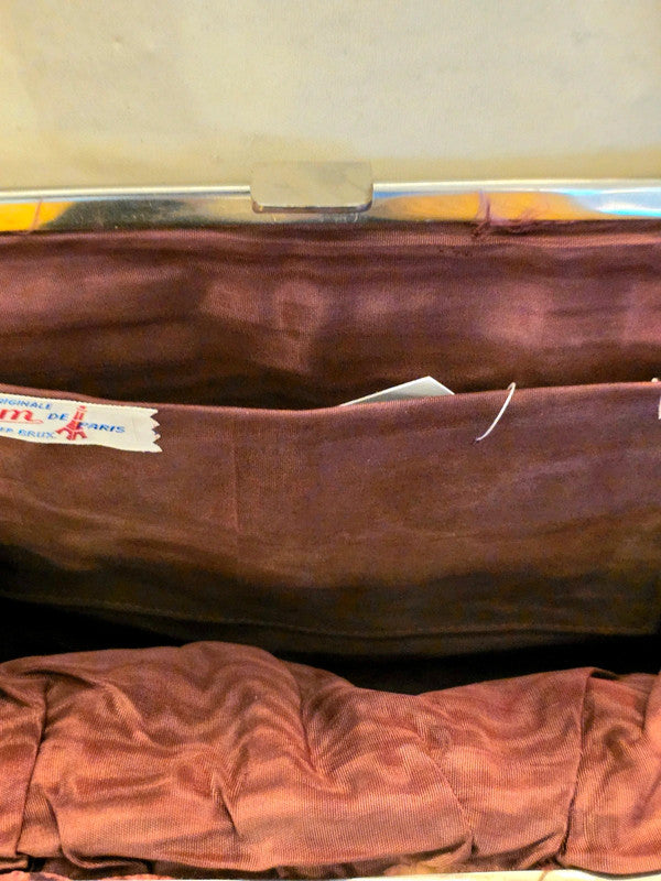 Vintage 50s / 60s Karim De Paris Leather Hand Bag