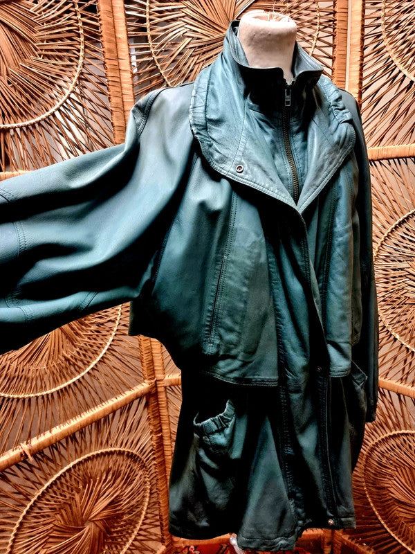 Vintage 80's M. Bogner Leather Coat