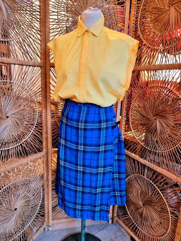 Vintage The Edinburgh Woollen Mill Tartan Kilt Skirt