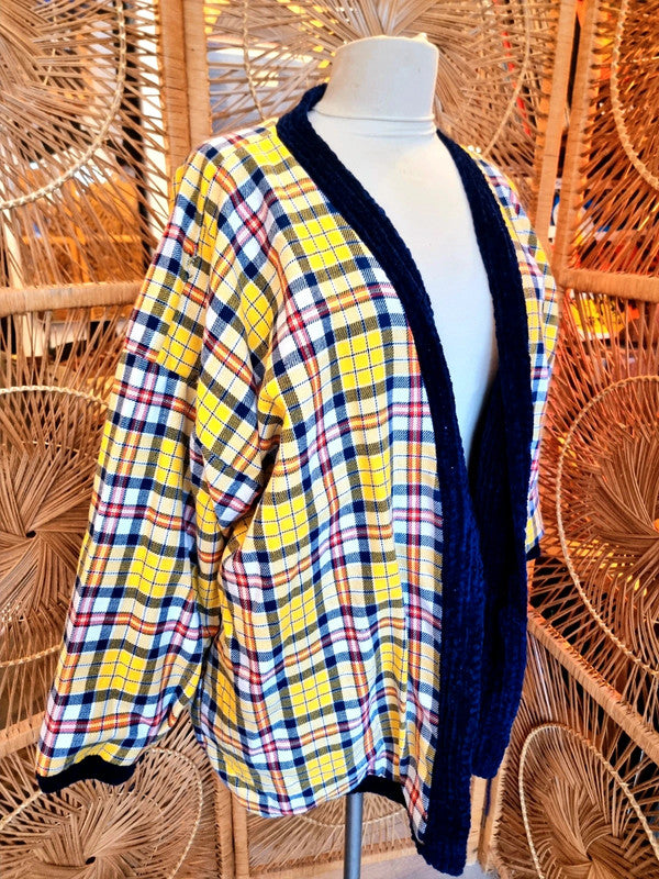 Vintage 80s Reversible Warm Cardigan