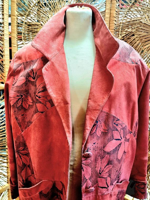 Vintage 1980s Oversize Suede Jacket