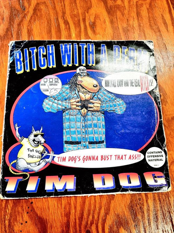 Tim Dog – Bitch With A Perm- Record Vinyl