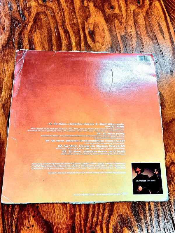 Ruff Endz – No More - Record Vinyl