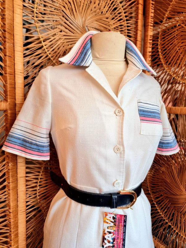 Vintage 80's Trevira Mod Dress