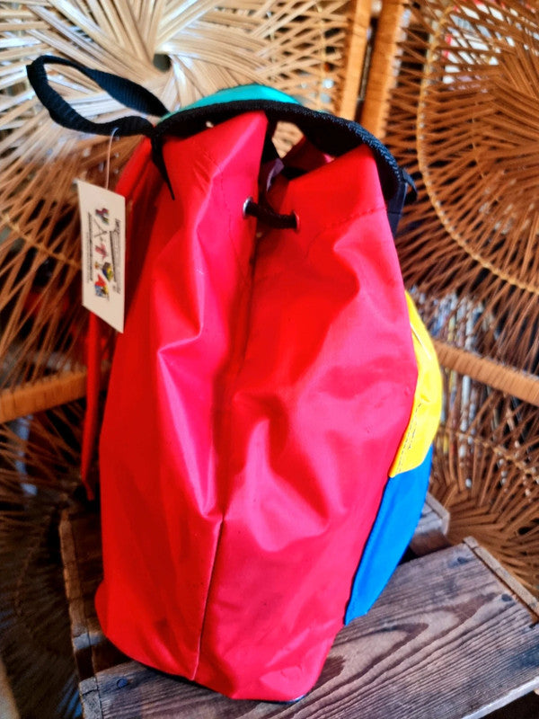 Vintage 80's Colorblock Backpack