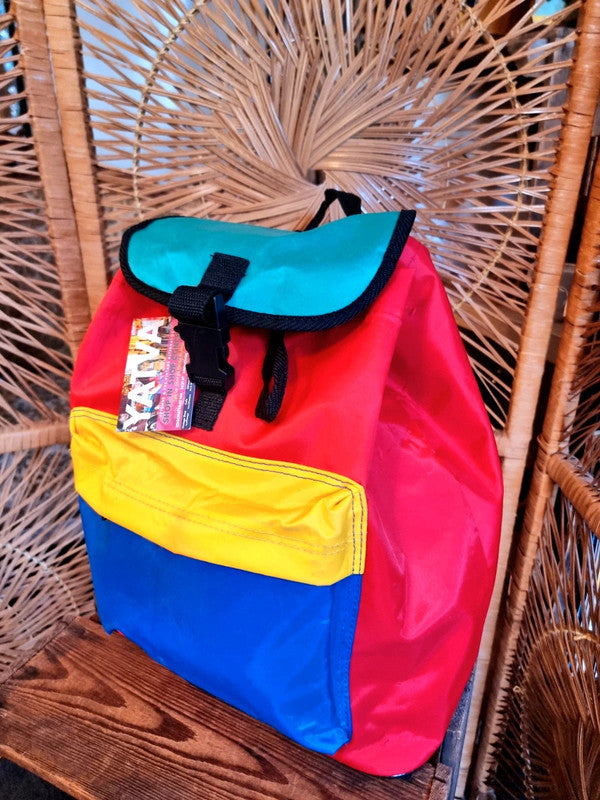 Vintage 80's Colorblock Backpack