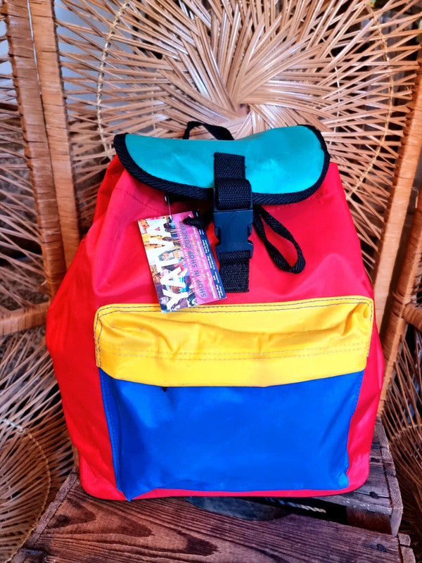 Vintage 80's Colorblock Backpack