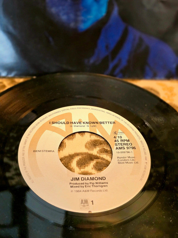 Jim Diamond – I Should Have Known Better Aïe! Aïe! Aïe! Vinyl Record