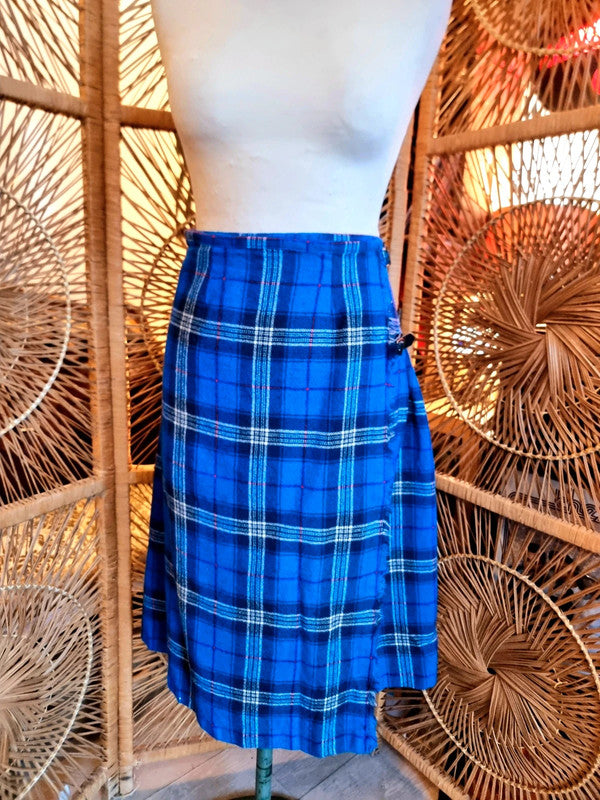 Vintage The Edinburgh Woollen Mill Tartan Kilt Skirt