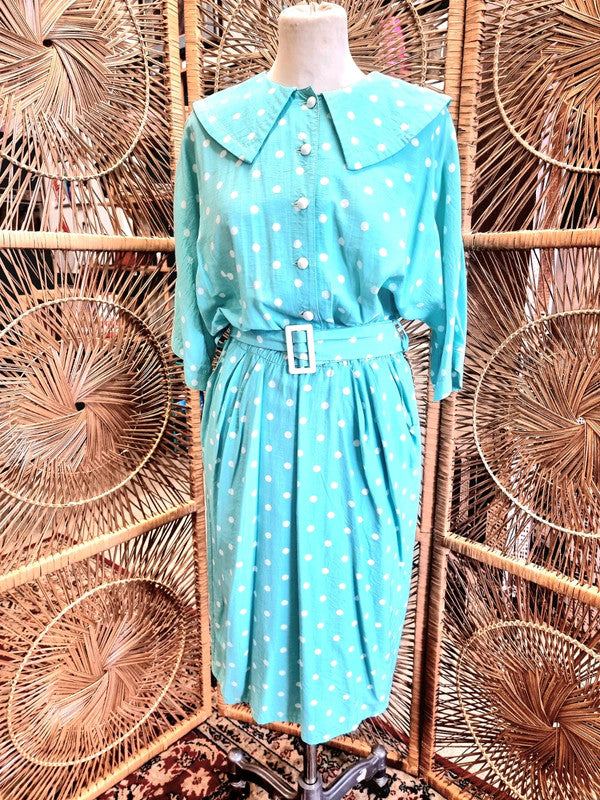 Vintage Polka Dots Dress
