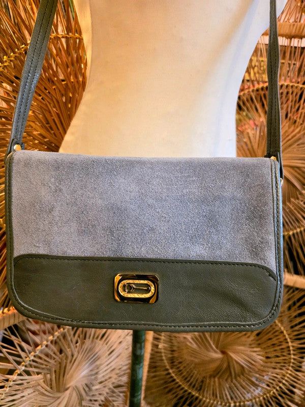Vintage 80s Leather Shoulder Bag