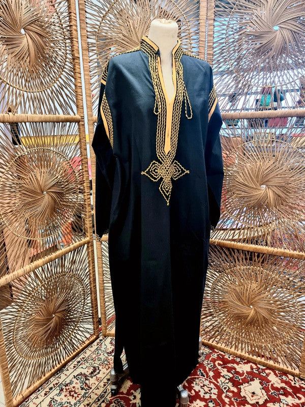 Vintage Kaftan Maxi Dress