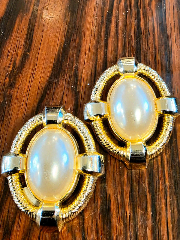 Deadstock Brand New Vintage 80s Clip-on Earrings