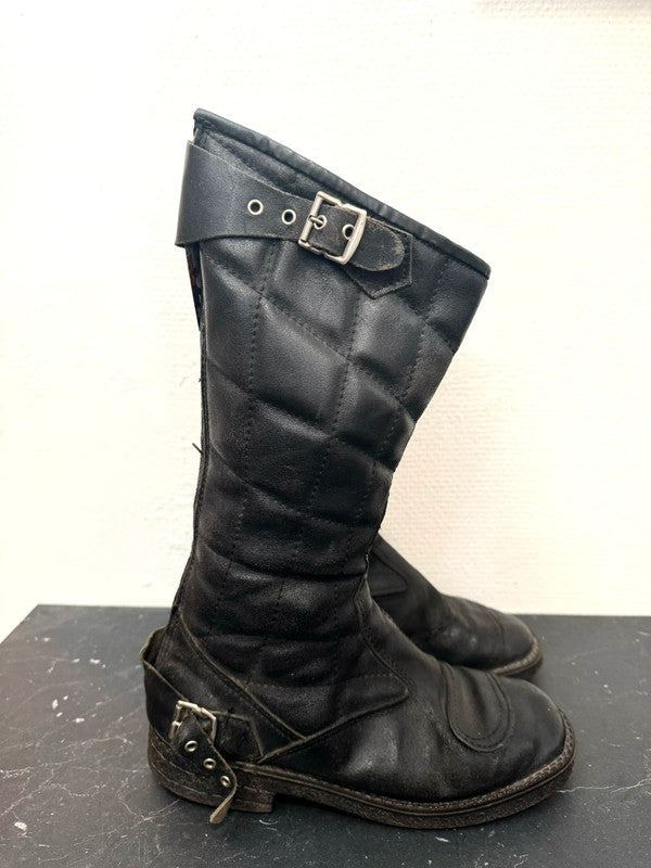 Vintage 80s Motorcycle Boots