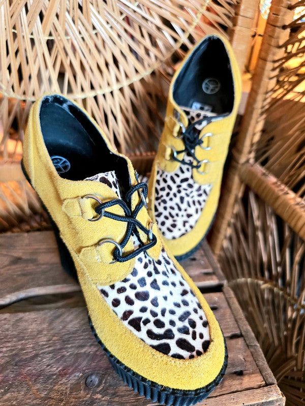 Vintage 90s T.U.K. inc Wedge Platform Creepers