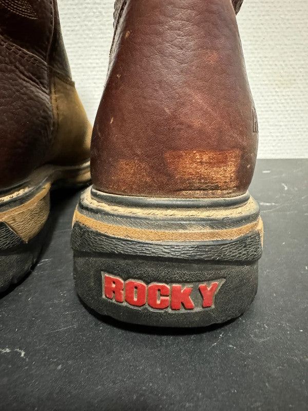 Vintage Rocky men steel toe work boot