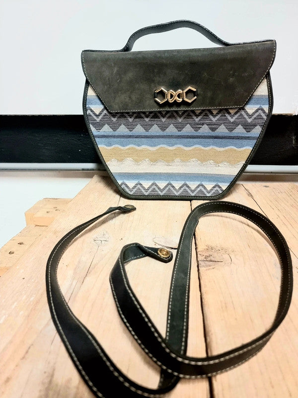 Vintage 80s Aztec Hand and Shoulder Bag