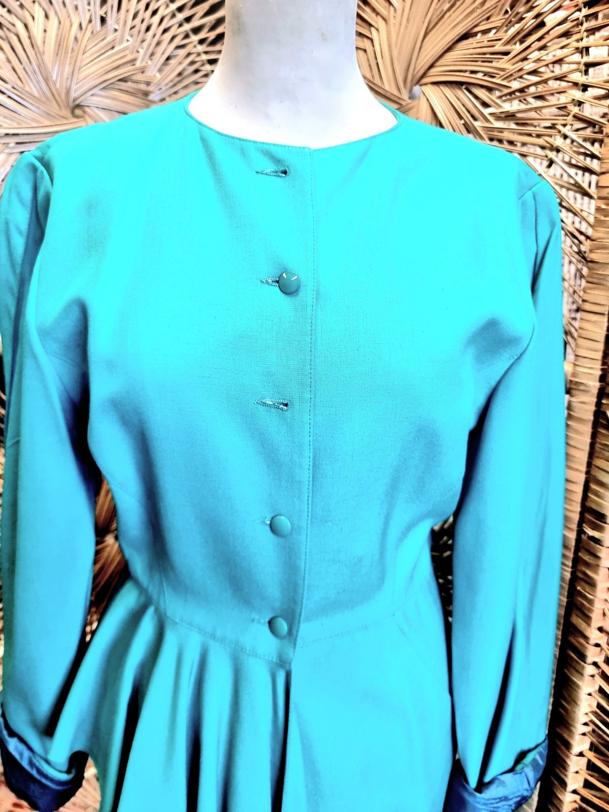 Vintage 1980s J.S. Claire Peplum Top