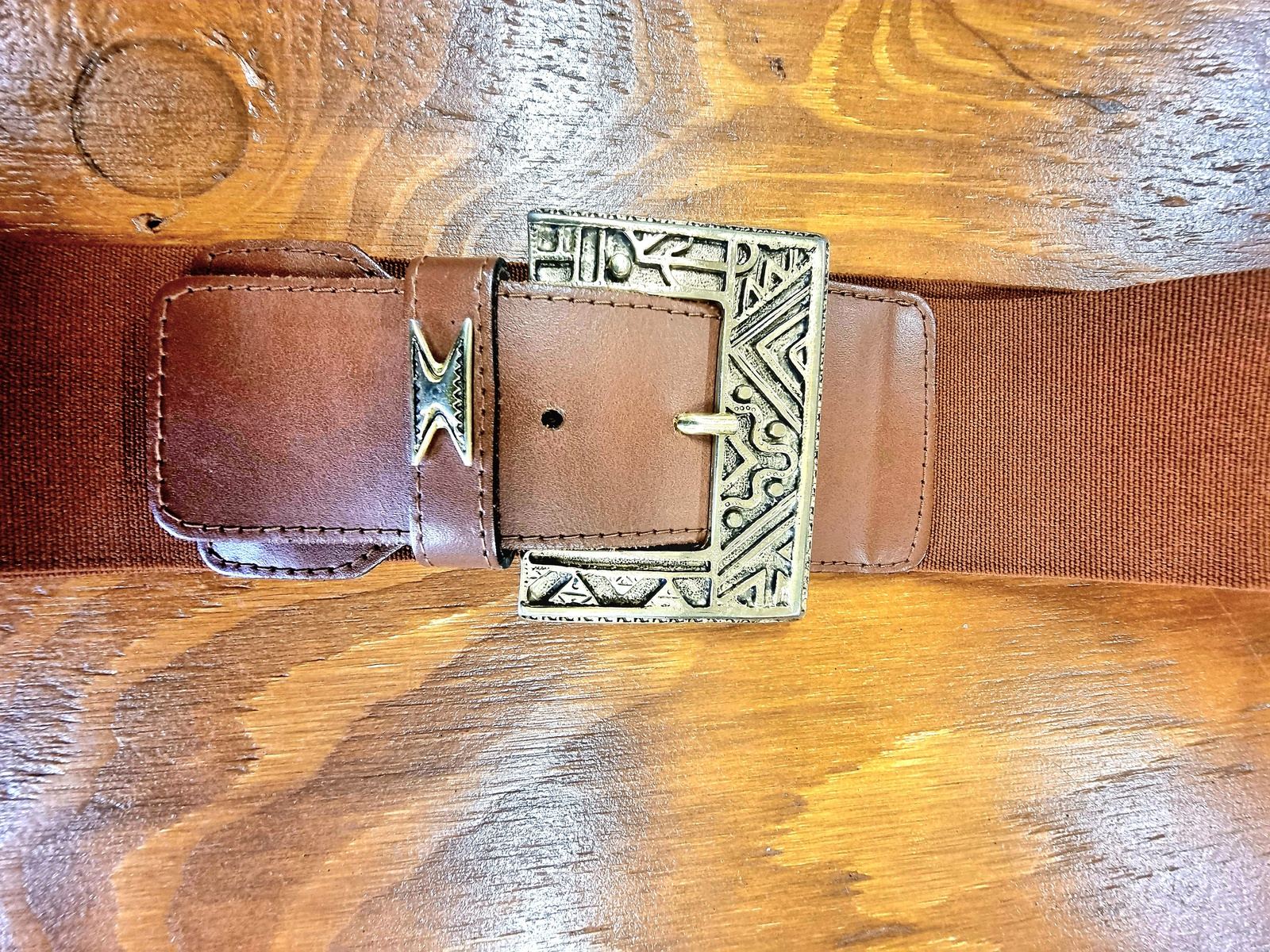 Vintage 1980s Elasticated Belt