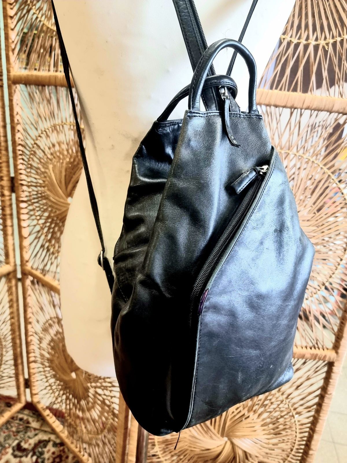 Vintage Leather Backpack