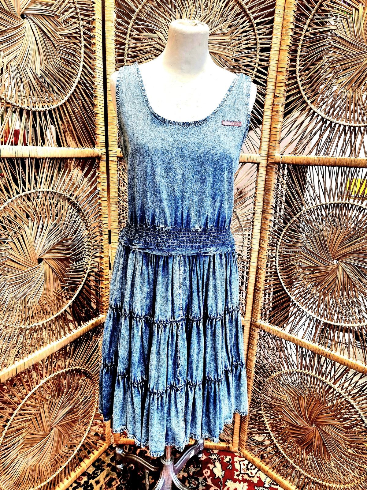 Vintage 1980's Denim Dress