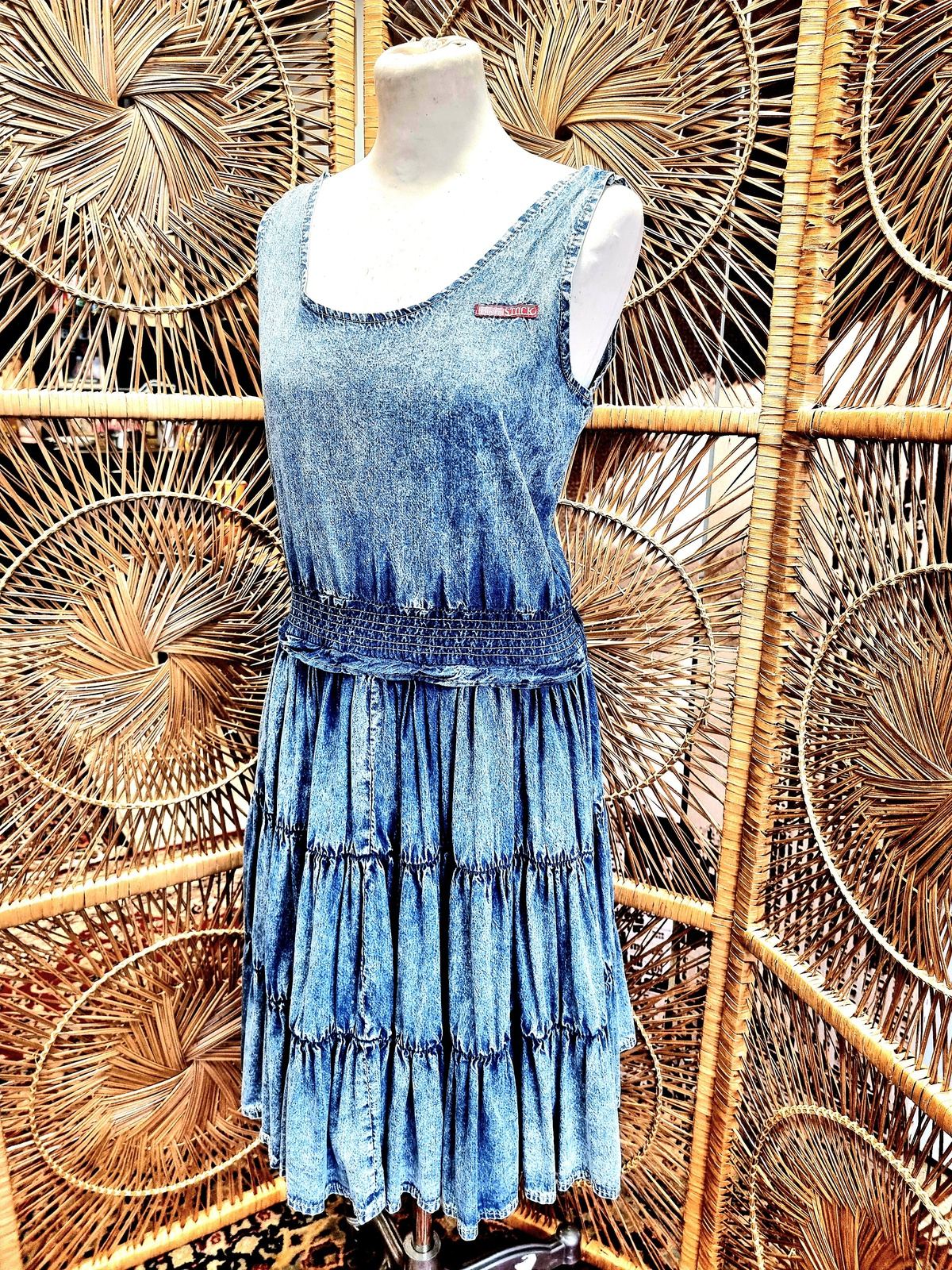Vintage 1980's Denim Dress