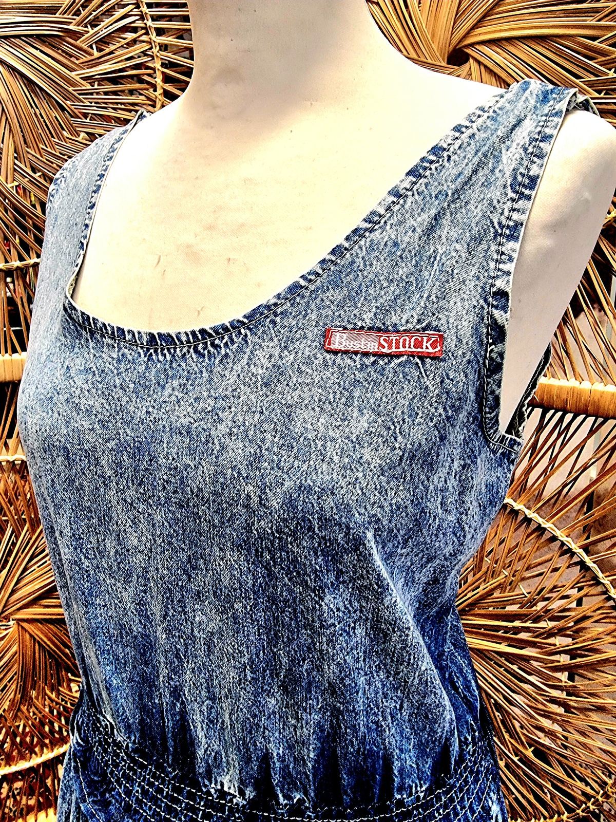 Vintage 1980's Denim Dress