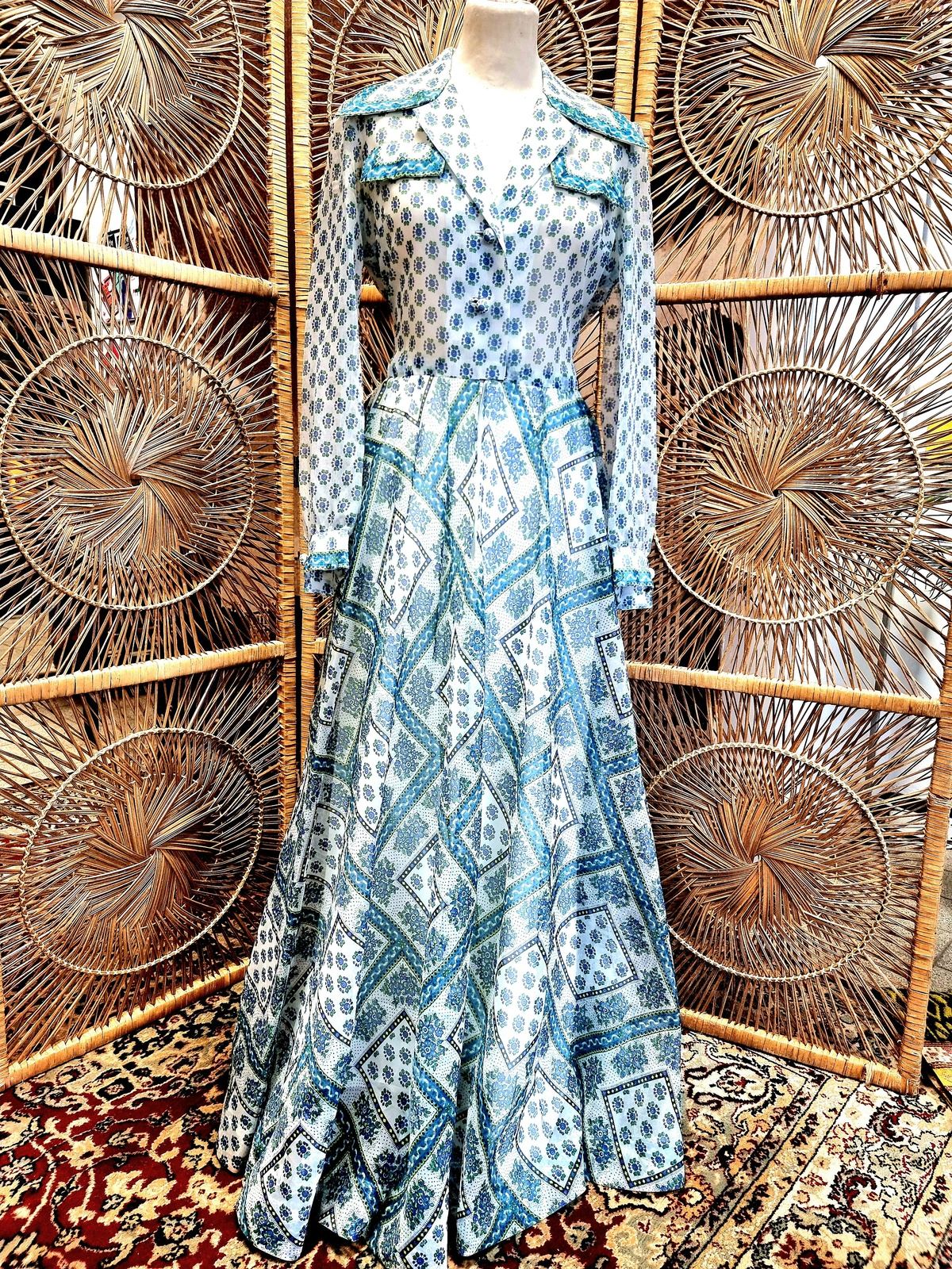 Vintage 70's Harry Algo Maxi Dress
