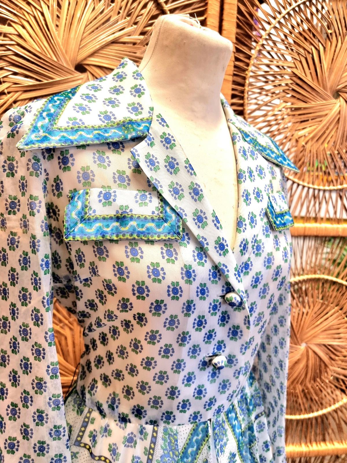 Vintage 70's Harry Algo Maxi Dress