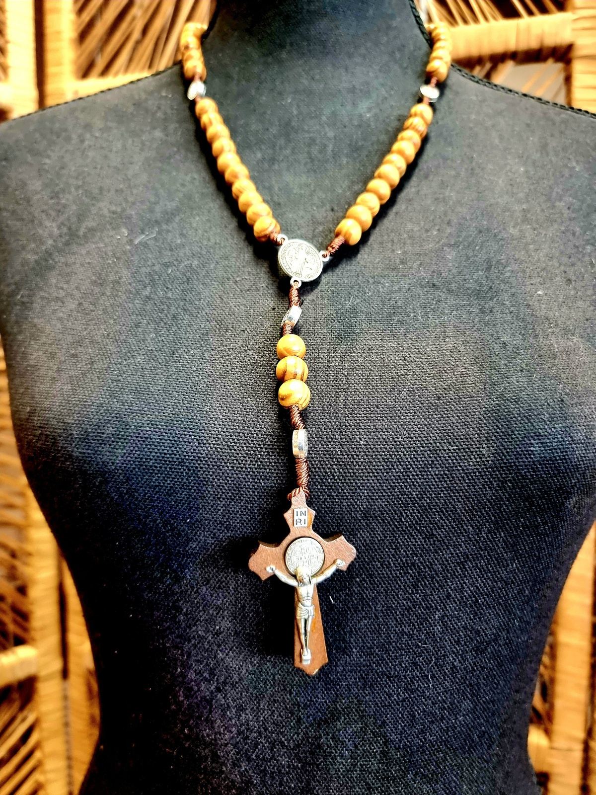Vintage Catholic Rosary Necklace