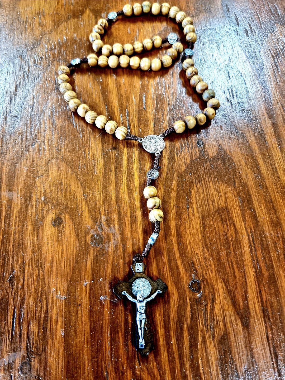 Vintage Catholic Rosary Necklace