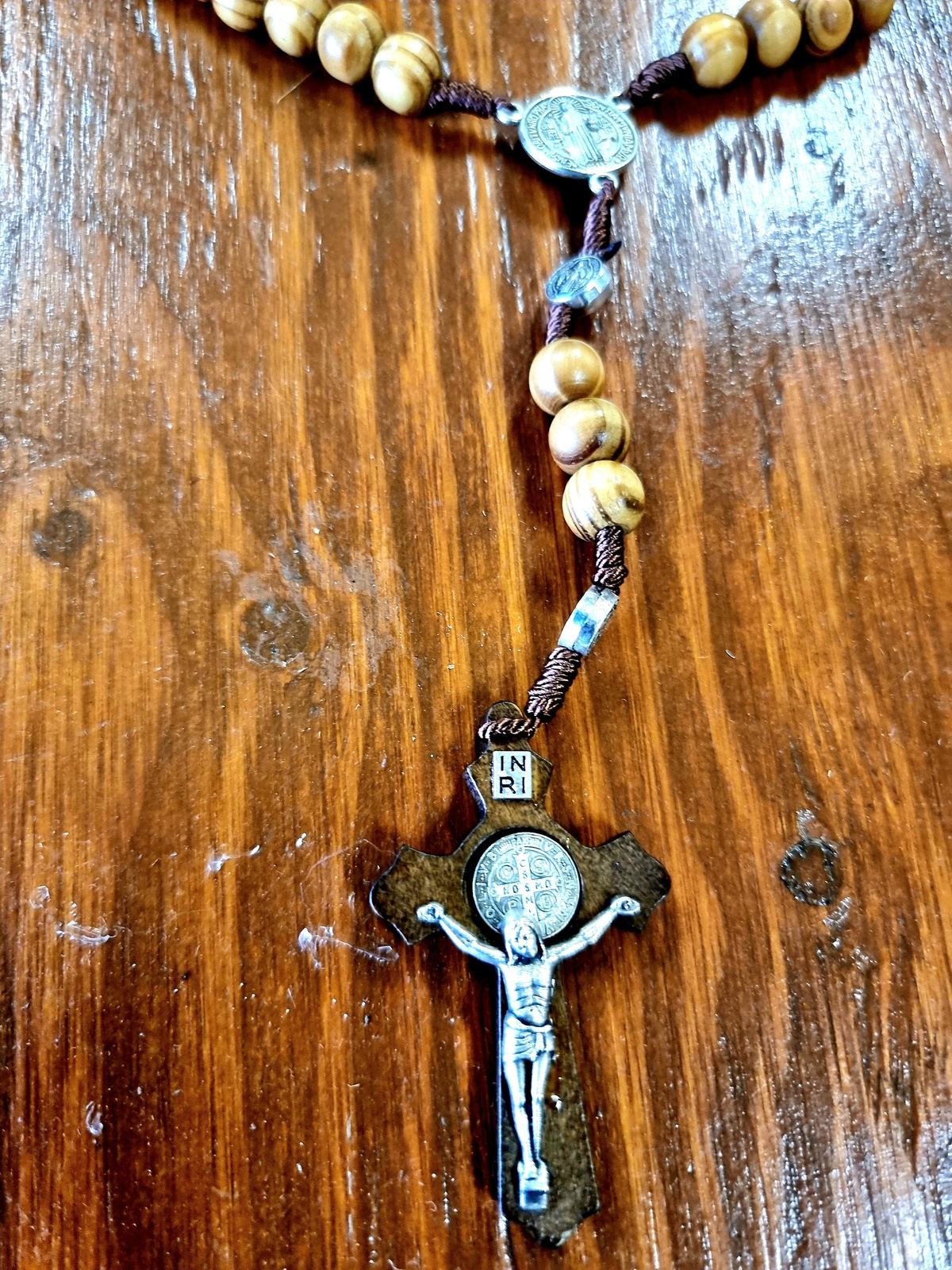 Vintage Catholic Rosary Necklace