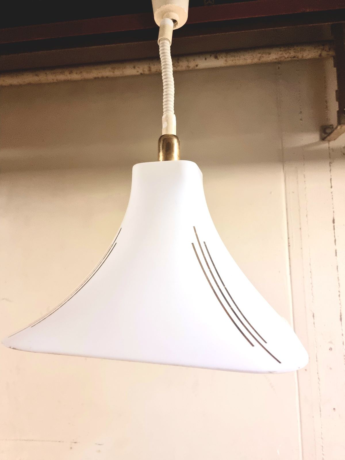 Vintage adjustable Trompet Hanglamp light