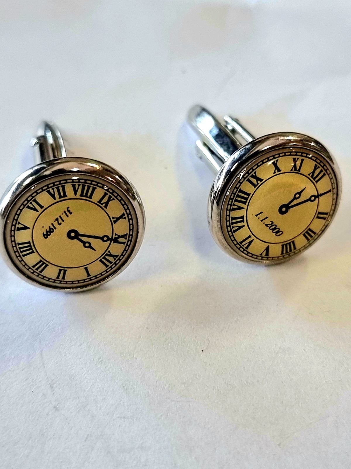 Vintage Clock Cufflinks