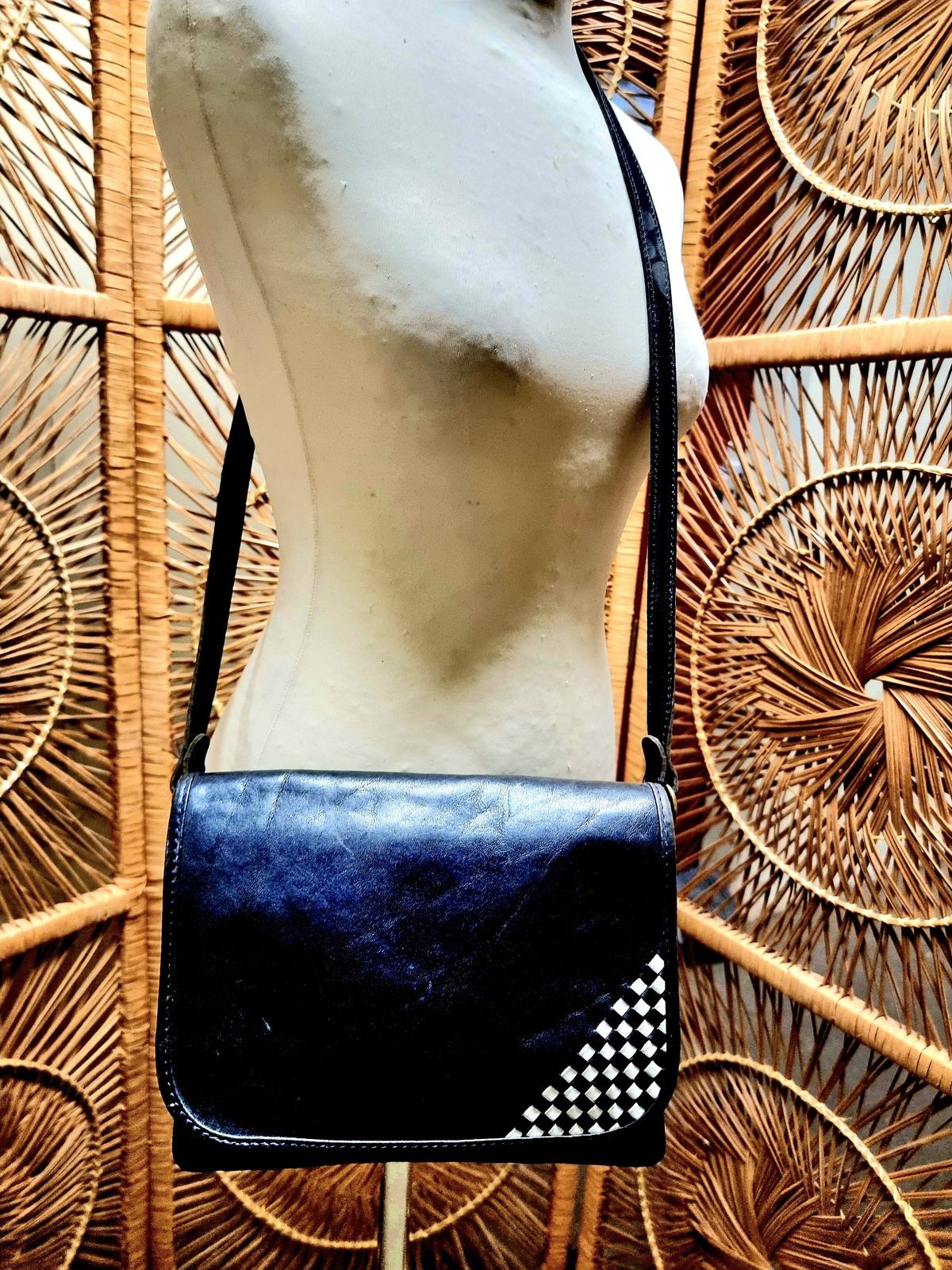 Vintage 80's Leather Shoulder bag