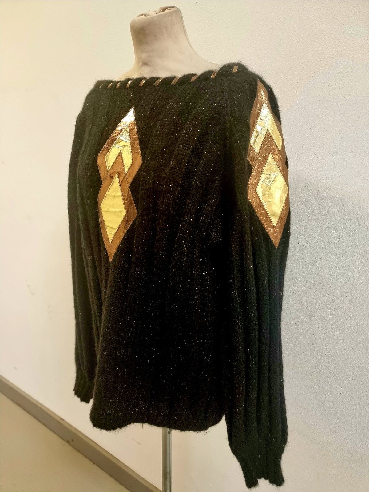Vintage 80s Glitter Linea H "Made in Italy " Sweater Jumper