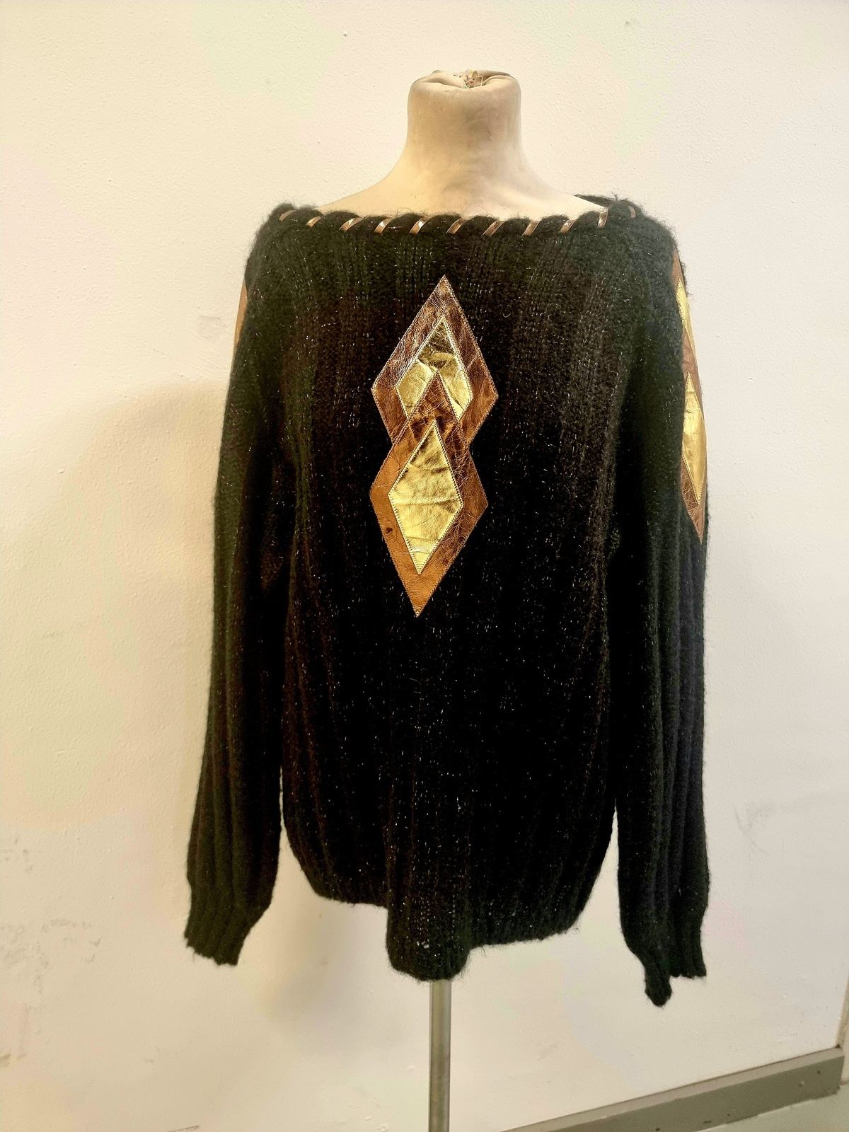 Vintage 80s Glitter Linea H "Made in Italy " Sweater Jumper