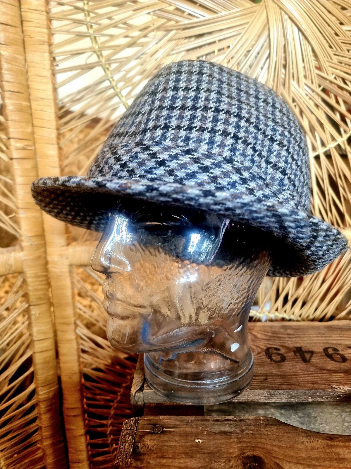 Vintage Tweed Fedora Trilby Hat – Yatva