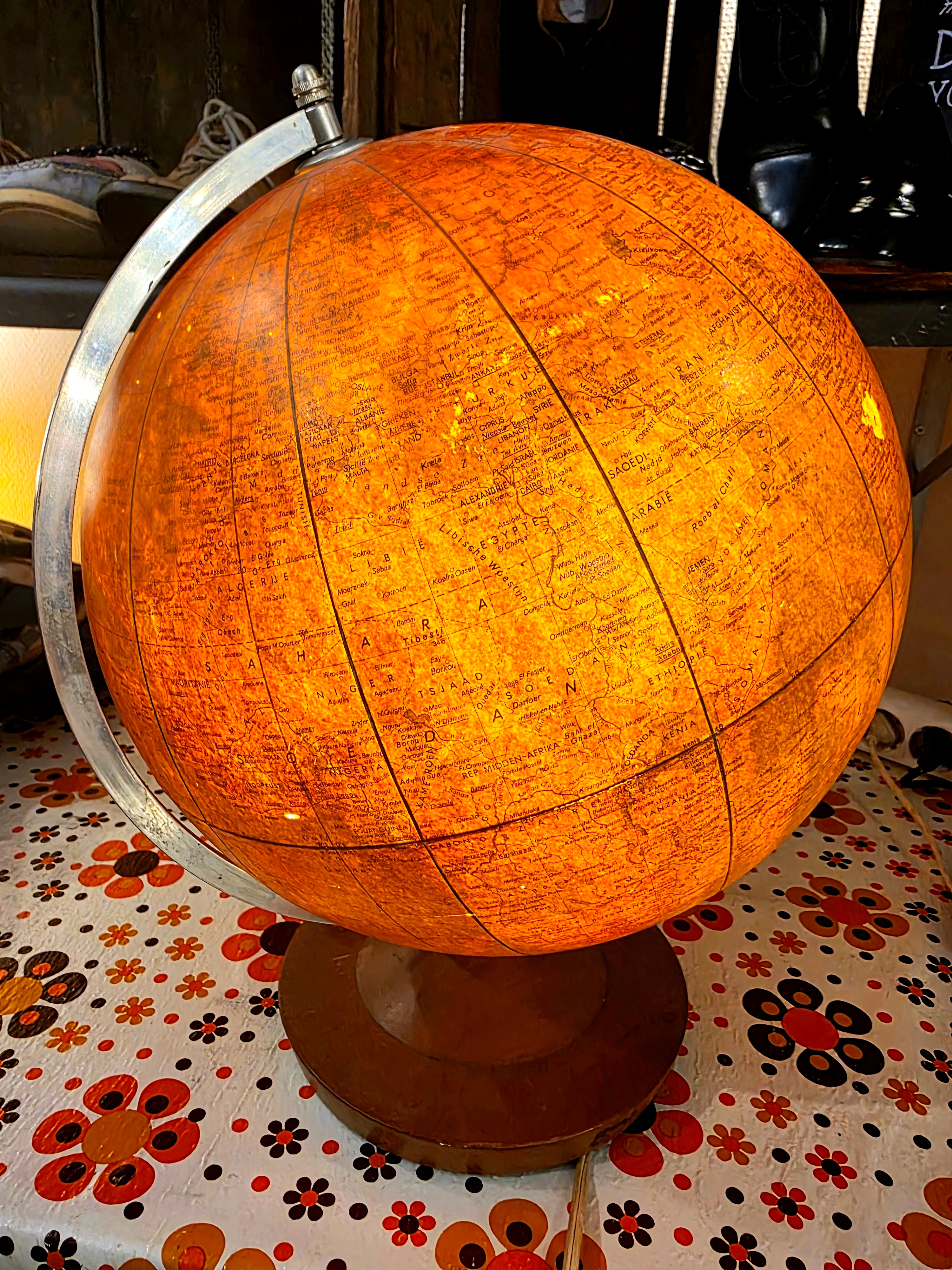 Mid-Century Light Globe by Paul Rathräth staatkundige , 1950s