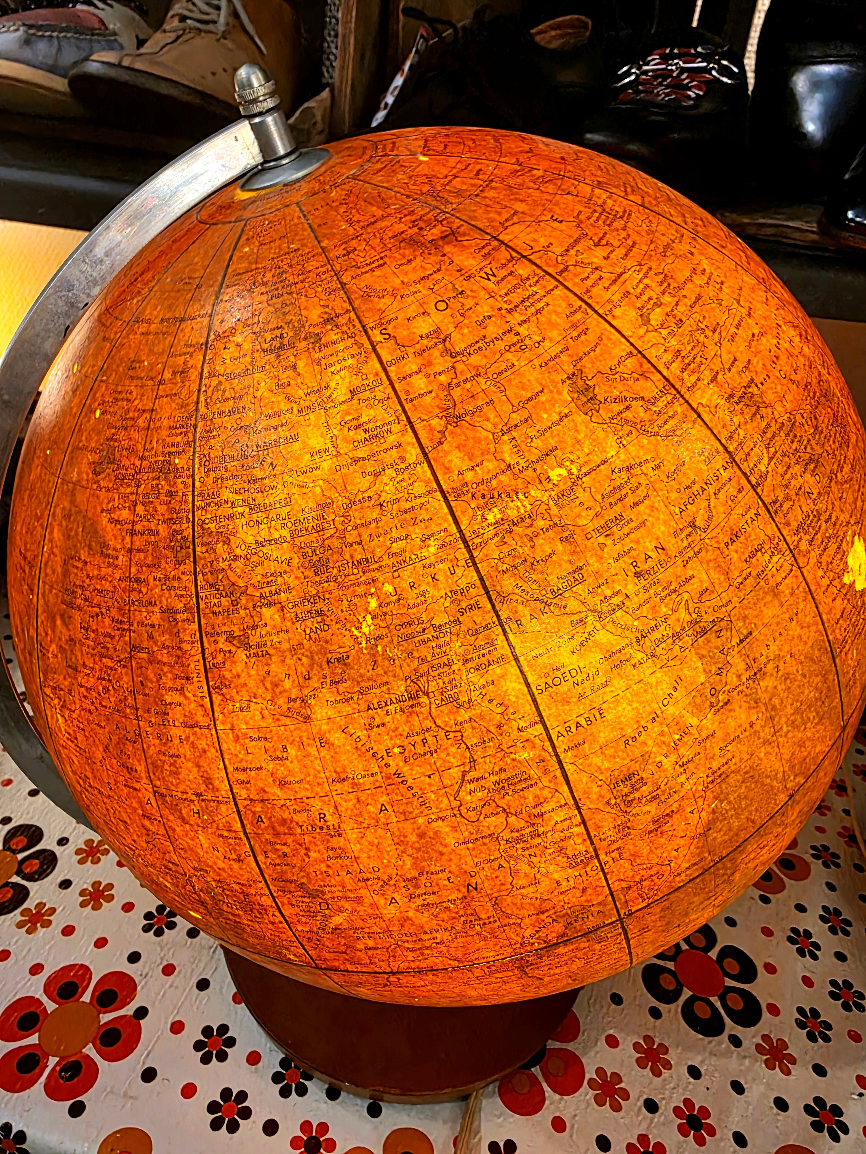 Mid-Century Light Globe by Paul Rathräth staatkundige , 1950s
