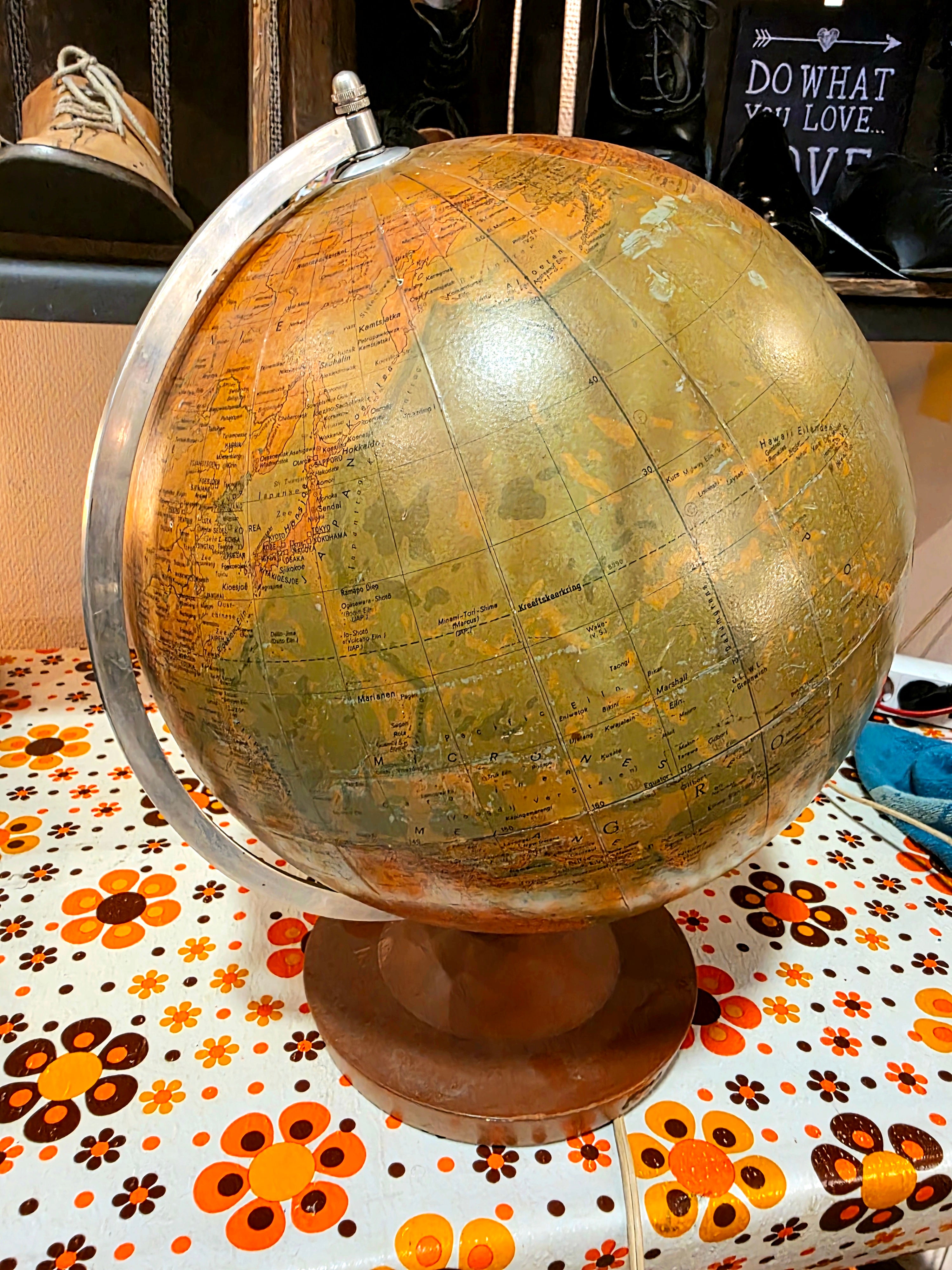 Mid-Century Light Globe by Paul Rathräth staatkundige , 1950s