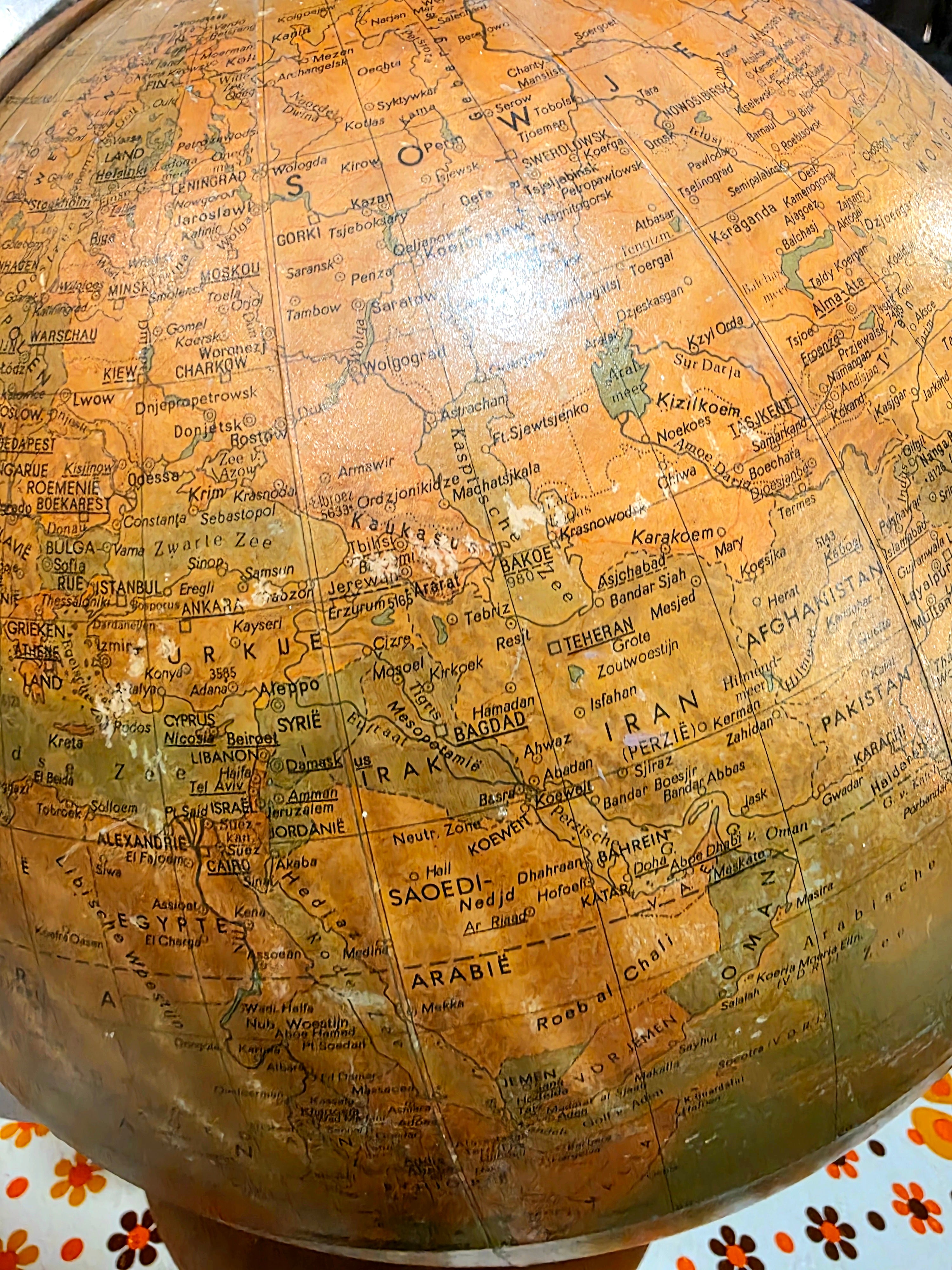 Mid-Century Light Globe by Paul Rathräth staatkundige , 1950s