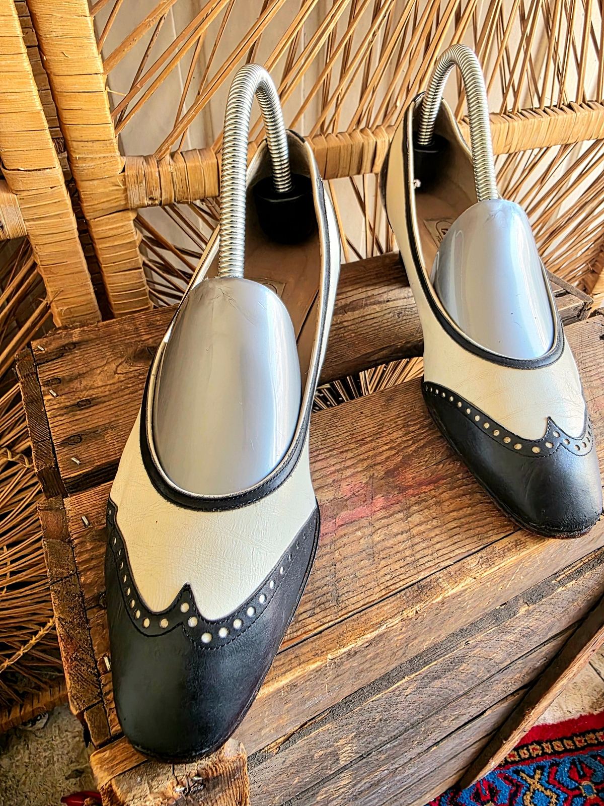 Vintage 80s Felix Two Tone Shoes