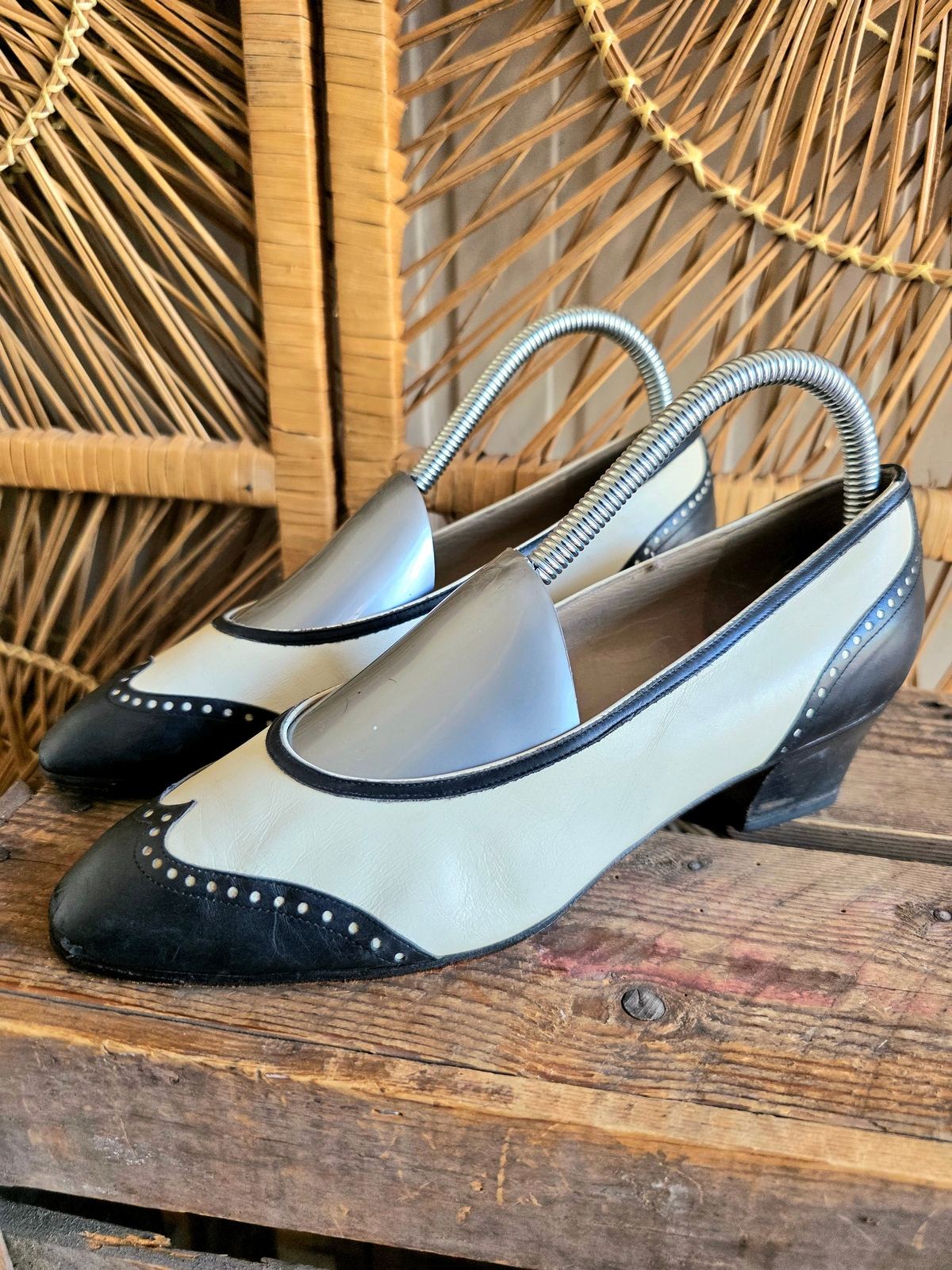 Vintage 80s Felix Two Tone Shoes