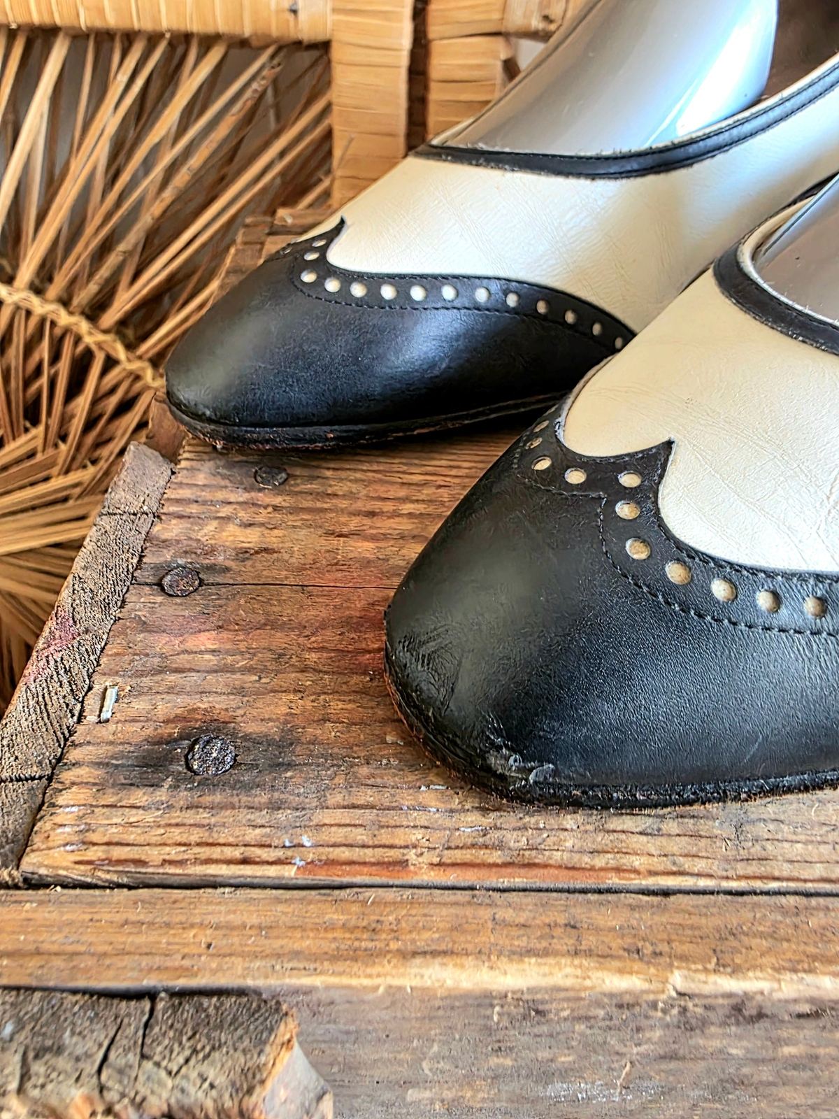 Vintage 80s Felix Two Tone Shoes