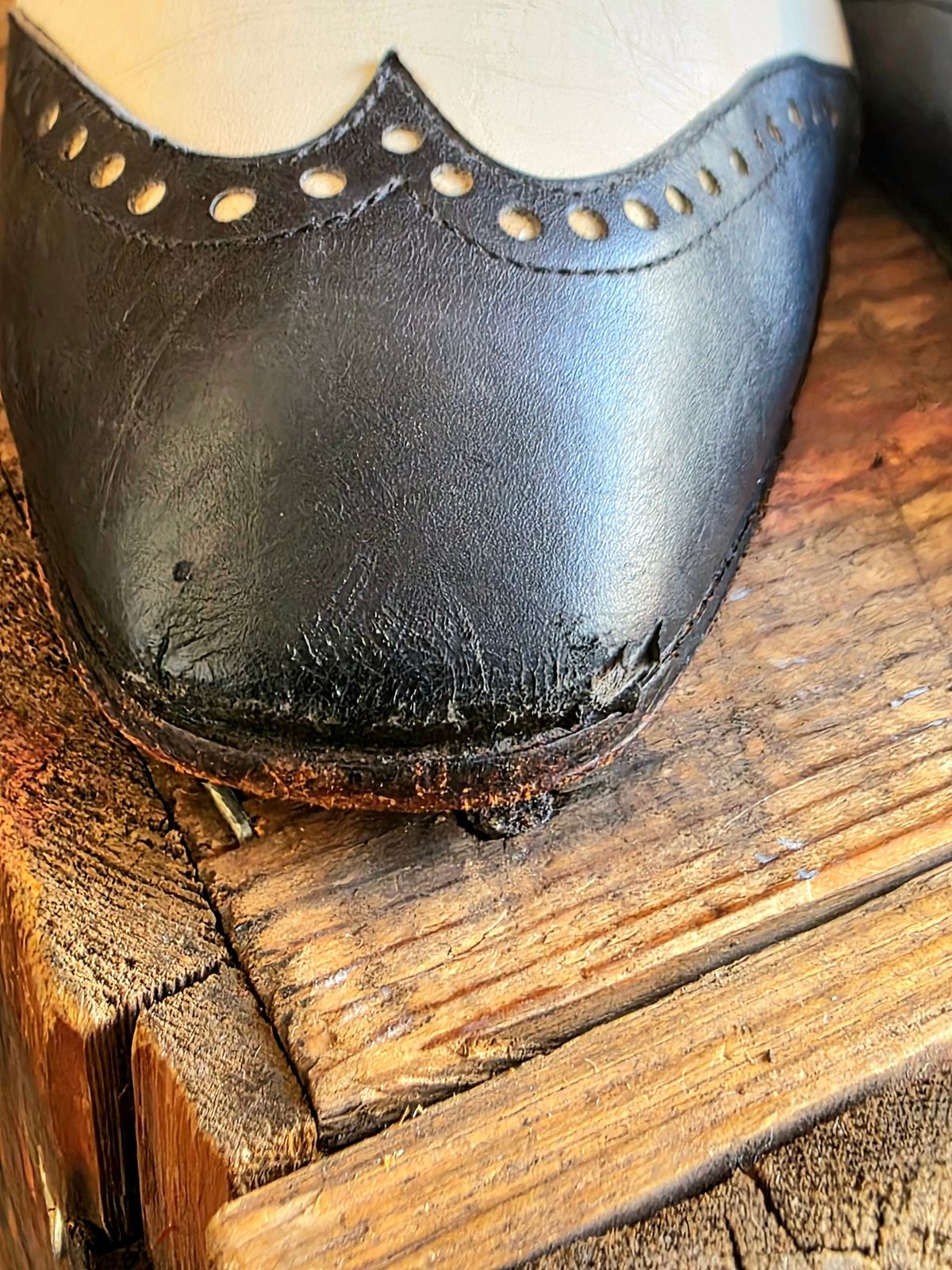 Vintage 80s Felix Two Tone Shoes