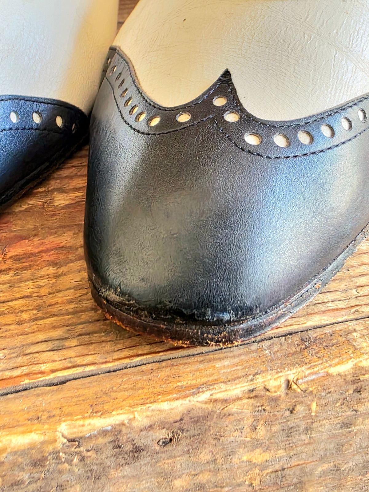Vintage 80s Felix Two Tone Shoes