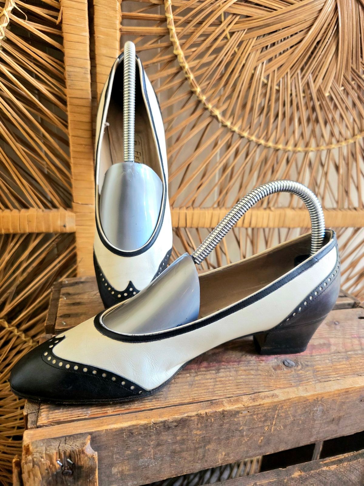 Vintage 80s Felix Two Tone Shoes